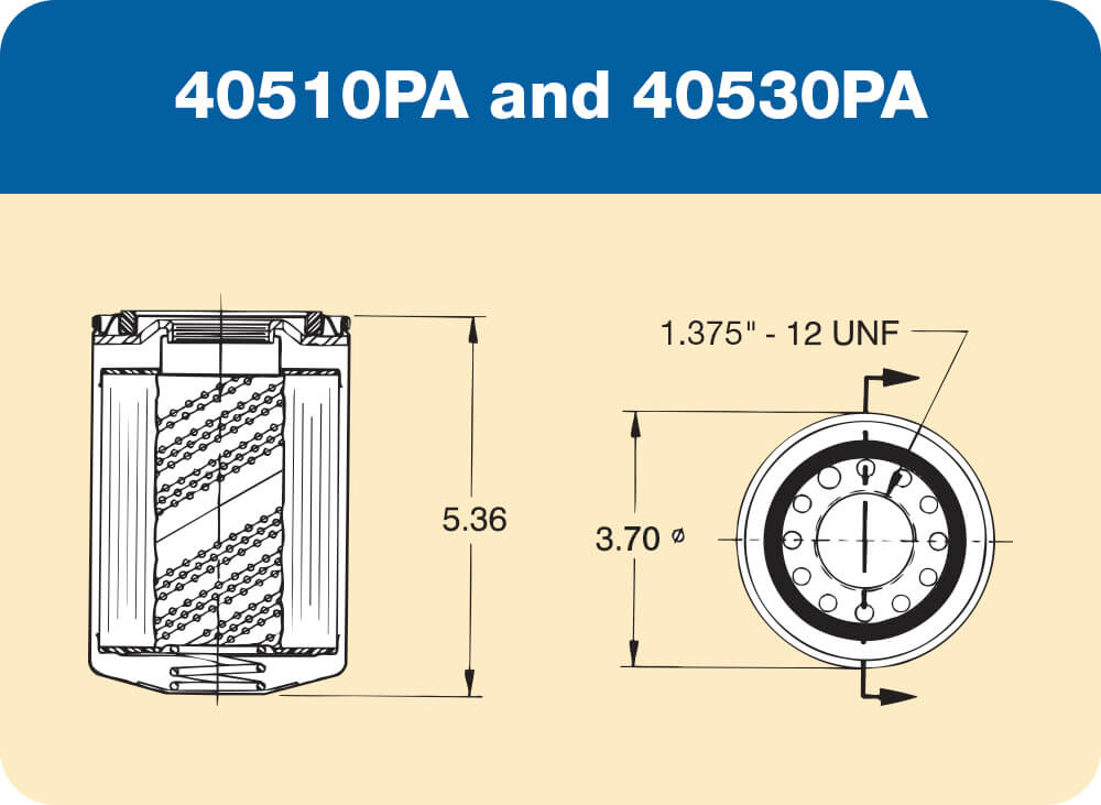 40510PA and 40530PA Diagram