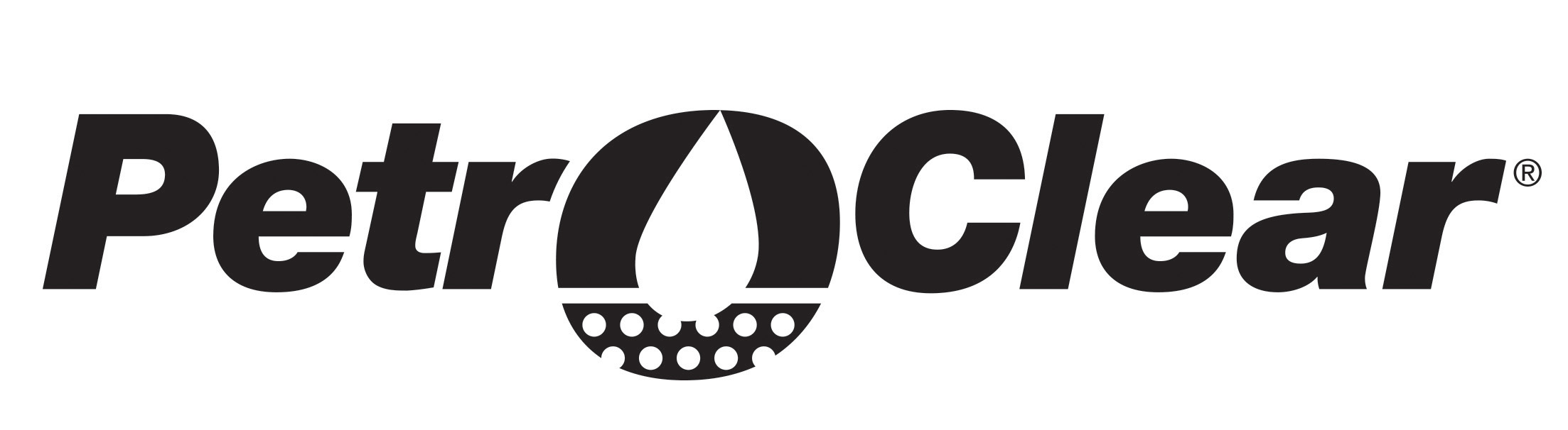PetroClear Black Logo on White